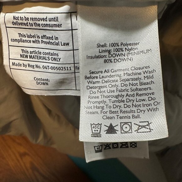 Eddie Bauer Women's Down Puffer Jacket w/ Hood - Sz Large - Picture 4 of 15